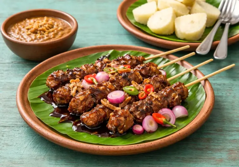 Sate kambing bumbu kecap