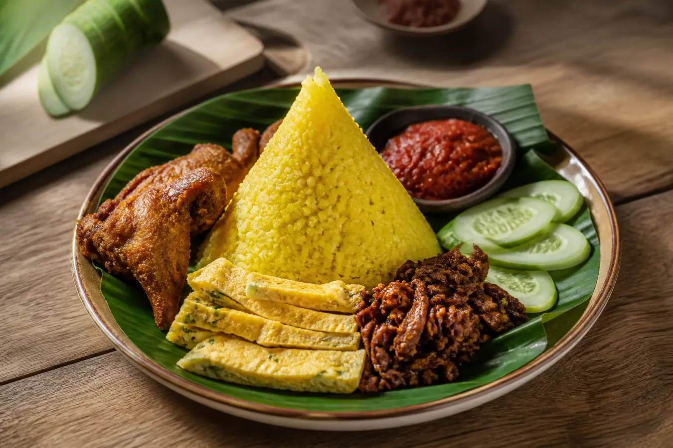 Resep Nasi Kuning Kompor Rumahan: Wangi Kunyit, Tekstur Pulen