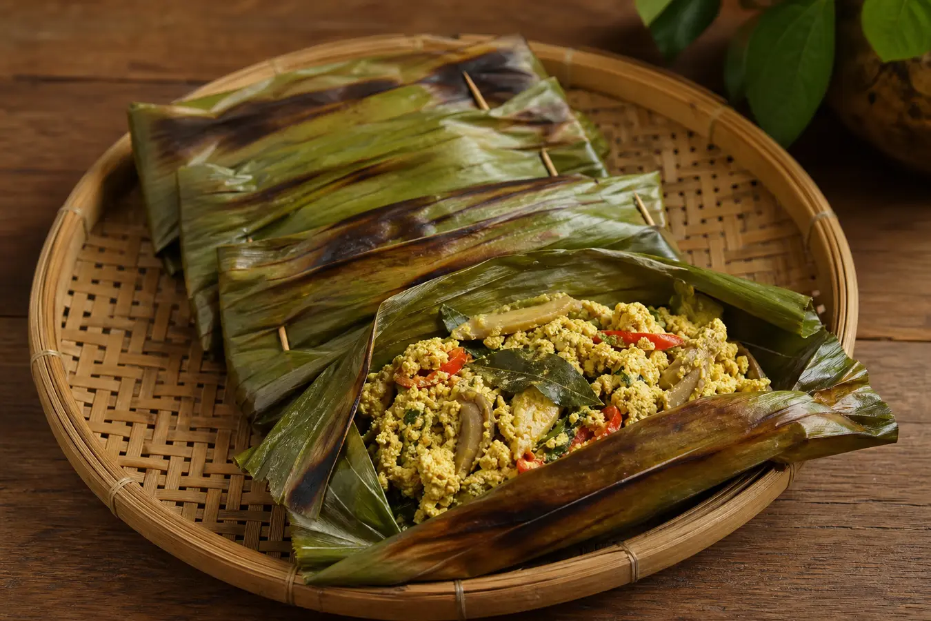 Resep Pepes Tahu Jamur Harum Daun Pisang: Lembut, Tidak Kering
